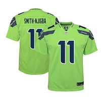 Youth Nike Jaxon Smith-Njigba Neon Green Seattle Seahawks Alternate Player Game Jersey