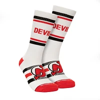 Men's Mitchell & Ness New Jersey Devils Face-Off Crew Socks