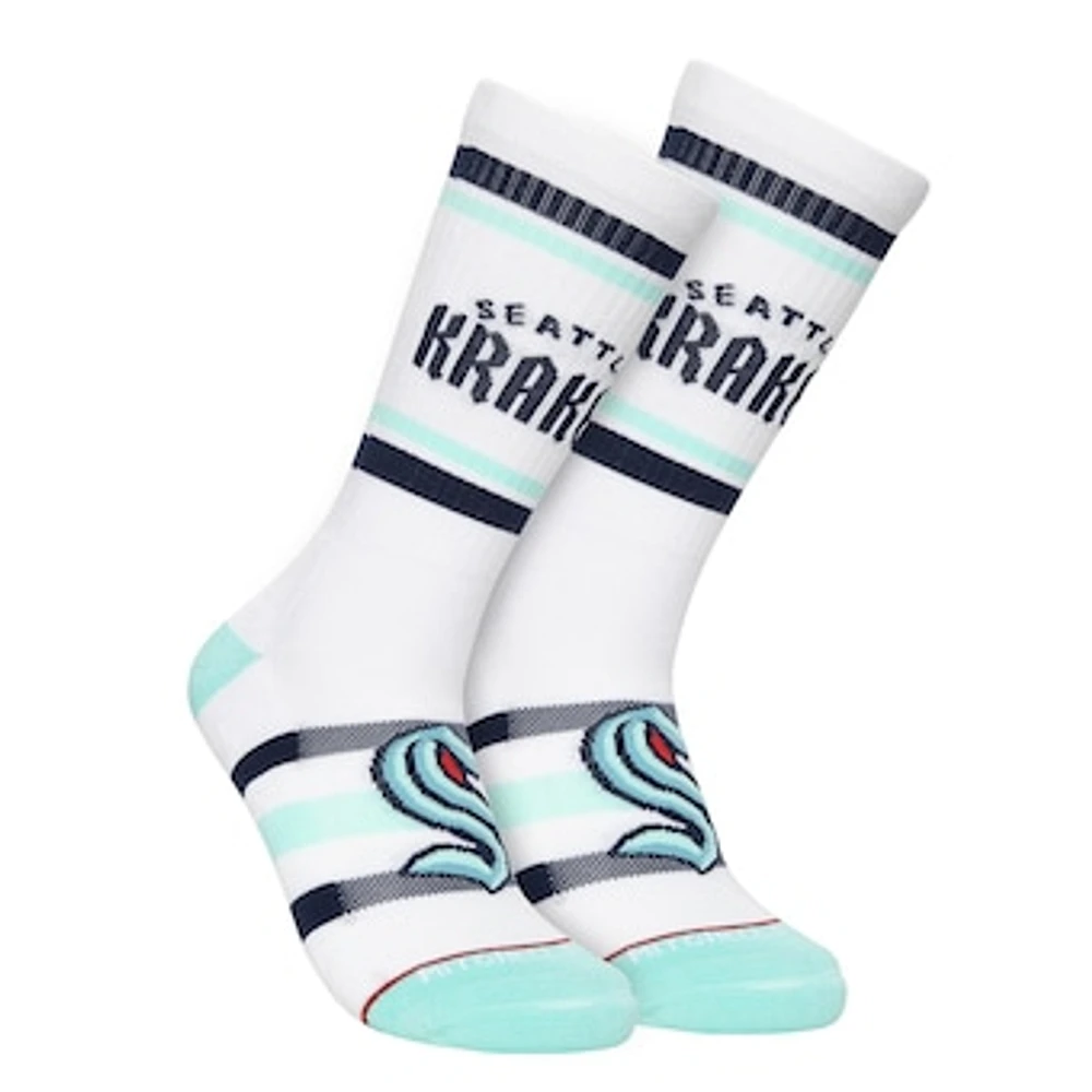 Men's Mitchell & Ness Seattle Kraken Face-Off Crew Socks