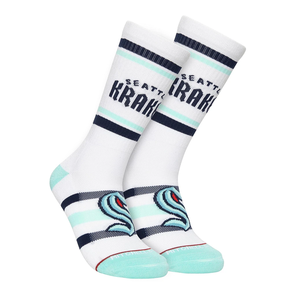 Men's Mitchell & Ness Seattle Kraken Face-Off Crew Socks