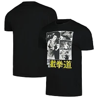 Unisex Black Bruce Lee Box Graphic T-Shirt