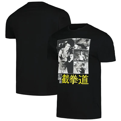 Unisex Black Bruce Lee Box Graphic T-Shirt