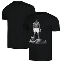 Unisex Black Muhammad Ali Over Liston Graphic T-Shirt