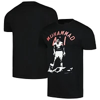 Unisex Black Muhammad Ali Thresh Graphic T-Shirt