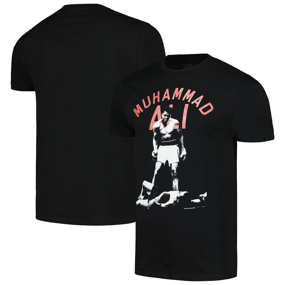Unisex Black Muhammad Ali Thresh Graphic T-Shirt