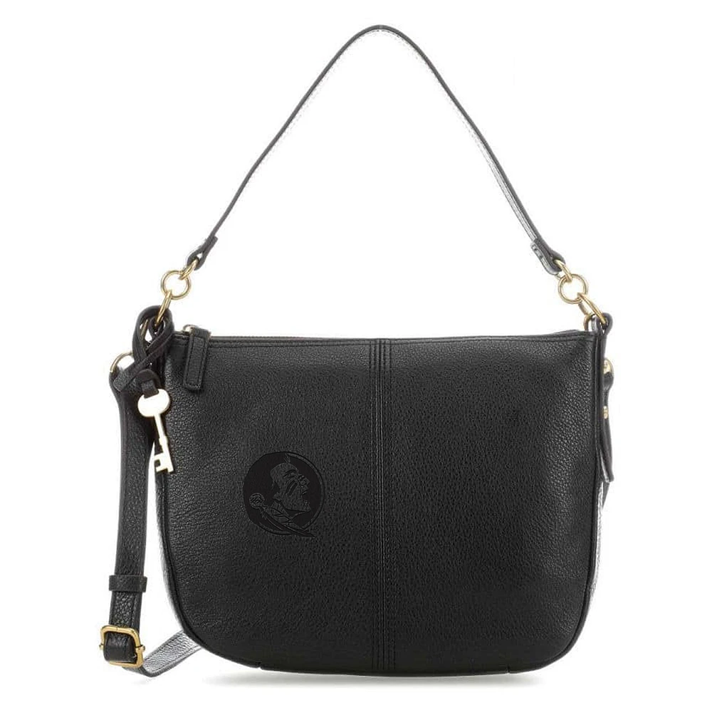 Fossil Black Florida State Seminoles Jolie Crossbody Bag