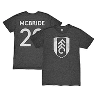 Men's 1863FC Brian McBride Heather Black Fulham Player Name & Number Twisted Tri-Blend T-Shirt