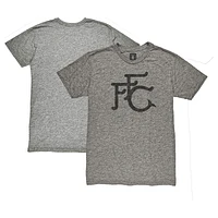 Men's 1863FC Heather Gray Fulham 1872 Badge Tri-blend T-Shirt