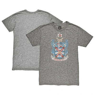 Men's 1863FC Heather Gray Fulham 1895 Crest Tri-Blend T-Shirt