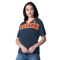 Women's Starter Navy Houston Astros Game Day V-Neck T-Shirt