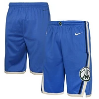 Youth Nike  Royal Milwaukee Bucks 2024/25 City Edition Swingman Performance Shorts