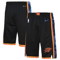 Youth Nike  Black Oklahoma City Thunder 2024/25 Edition Swingman Performance Shorts