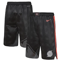 Youth Nike  Black Portland Trail Blazers 2024/25 City Edition Swingman Performance Shorts