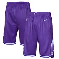 Youth Nike  Purple Utah Jazz 2024/25 City Edition Swingman Performance Shorts