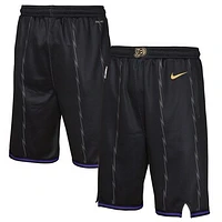 Youth Nike  Black Toronto Raptors 2024/25 City Edition Swingman Performance Shorts