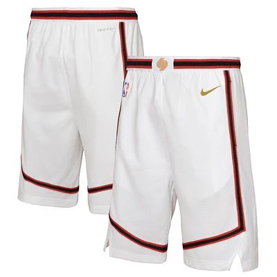 Youth Nike  White Houston Rockets 2024/25 City Edition Swingman Performance Shorts