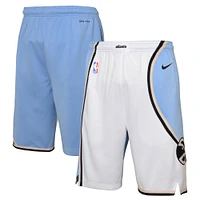 Youth Nike  White Atlanta Hawks 2024/25 City Edition Swingman Performance Shorts