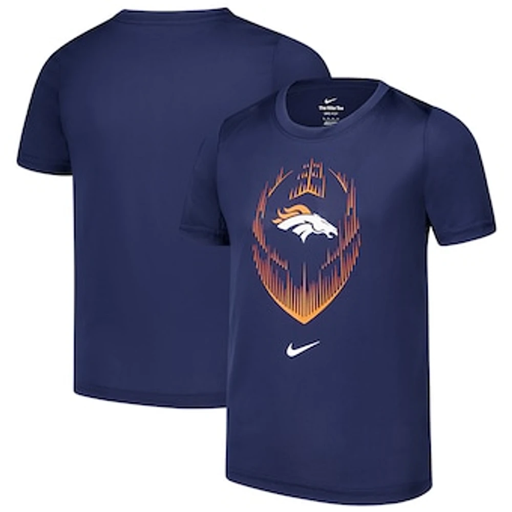 Preschool Nike Navy Denver Broncos Legend Icon Performance T-Shirt