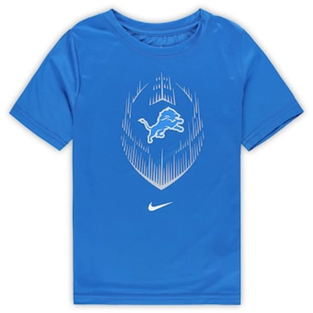 Preschool Nike  Blue Detroit Lions Legend Icon Performance T-Shirt