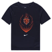 Preschool Nike  Navy Chicago Bears Legend Icon Performance T-Shirt