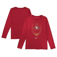 Toddler Nike Scarlet San Francisco 49ers Legend Icon Long Sleeve T-Shirt