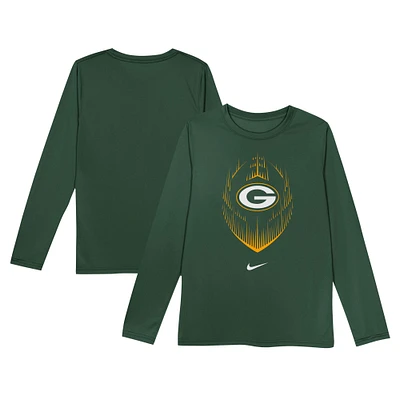 Toddler Nike Green Green Bay Packers Legend Icon Long Sleeve T-Shirt