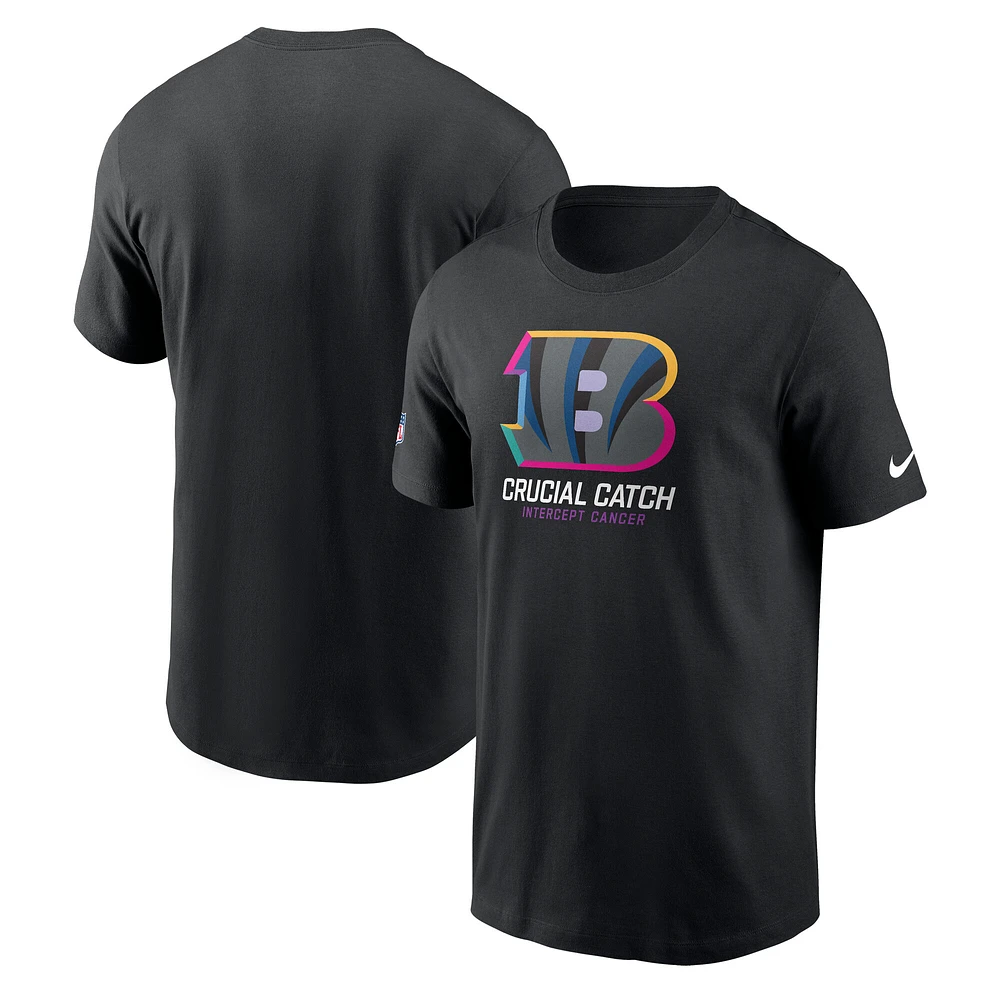 Youth Nike  Black Cincinnati Bengals 2024 NFL Crucial Catch T-Shirt