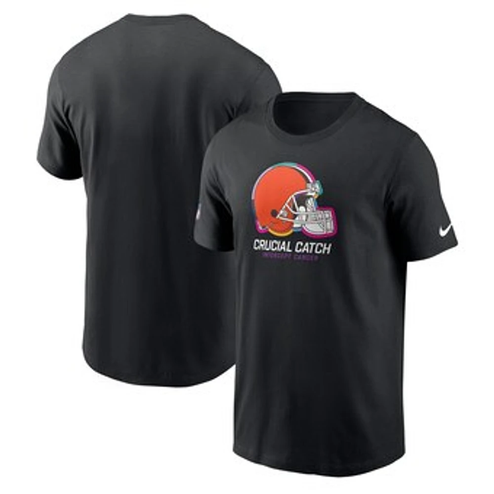 Youth Nike  Black Cleveland Browns 2024 NFL Crucial Catch T-Shirt