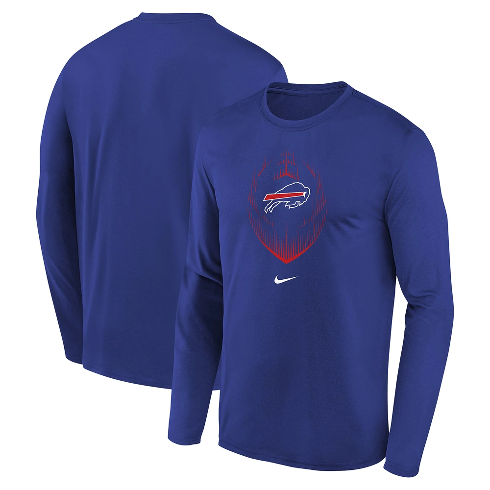 Youth Nike Royal Buffalo Bills Legend Icon Long Sleeve T-Shirt