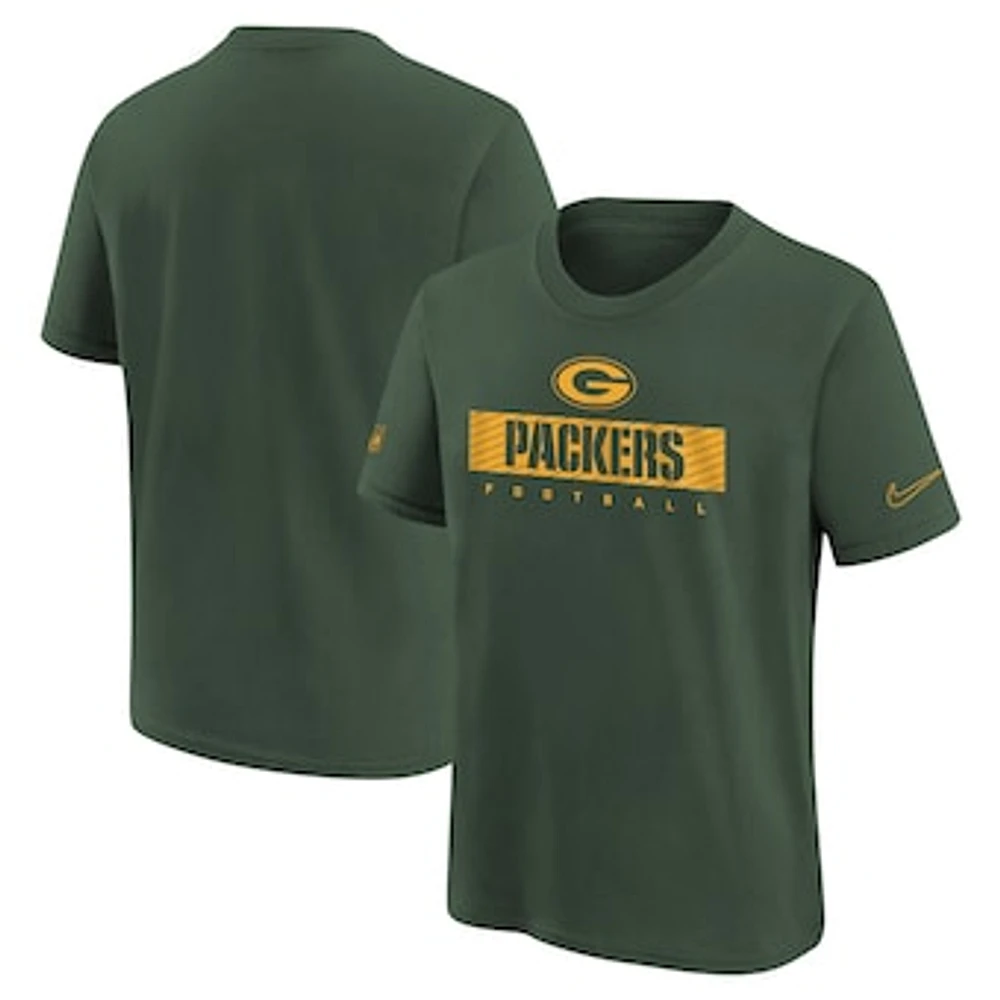 Youth Nike Green Bay Packers 2024 Sideline Legend Performance T-Shirt