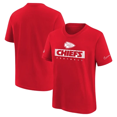 Youth Nike Red Kansas City Chiefs 2024 Sideline Legend Performance T-Shirt