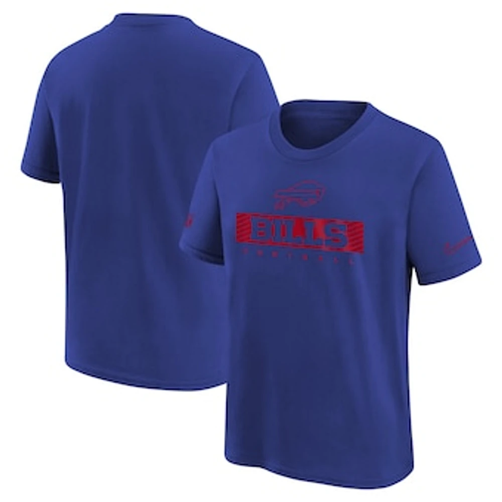 Youth Nike Royal Buffalo Bills 2024 Sideline Legend Performance T-Shirt