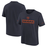 Youth Nike Navy Chicago Bears 2024 Sideline Legend Performance T-Shirt