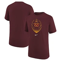 Youth Nike Burgundy Washington Commanders Legend Icon T-Shirt