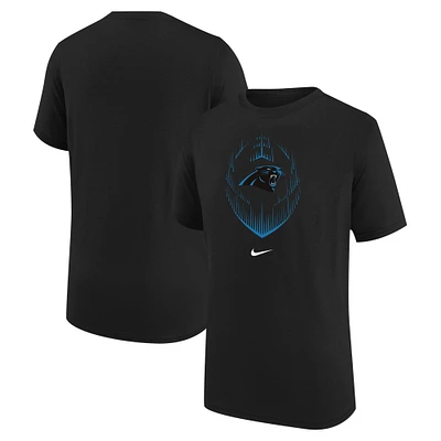 Youth Nike Black Carolina Panthers Legend Icon T-Shirt