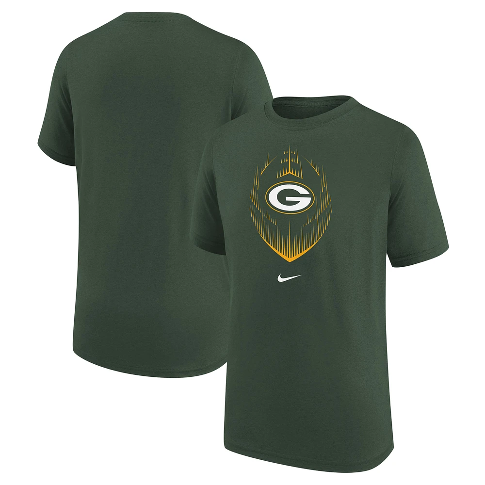 Youth Nike Green Green Bay Packers Legend Icon T-Shirt