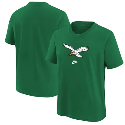 Youth Nike Kelly Green Philadelphia Eagles Rewind Essential T-Shirt