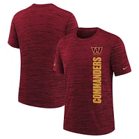 Youth Nike Burgundy Washington Commanders Sideline Velocity Performance T-Shirt