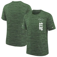 Youth Nike Green New York Jets Sideline Velocity Performance T-Shirt