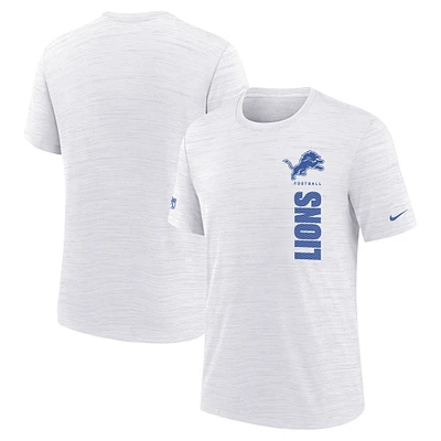 Youth Nike White Detroit Lions Sideline Velocity Performance T-Shirt