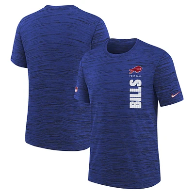 Youth Nike Royal Buffalo Bills Sideline Velocity Performance T-Shirt