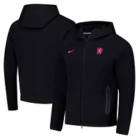 Men's Nike Black Chelsea Third Tech Fleece Windrunner Full-Zip Hoodie Jacket