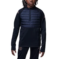 Youth Jordan Brand  Black Paris Saint-Germain 2024/25 Academy Drill Quarter-Zip Top