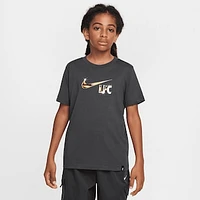 Youth Nike Black Liverpool Swoosh T-Shirt