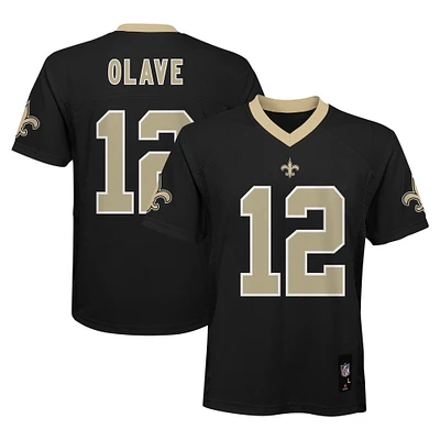 Youth Chris Olave Black New Orleans Saints Replica Player Jersey