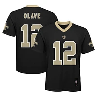 Youth Chris Olave Black New Orleans Saints Replica Player Jersey