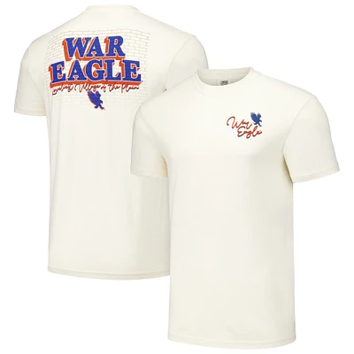 Unisex Natural Auburn Tigers Hyper Local Brick Texture War Eagle T-Shirt