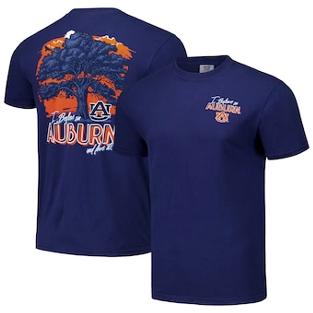 Unisex Navy Auburn Tigers Hyper Local Sunset Oaks T-Shirt