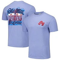 Unisex Light Blue Ole Miss Rebels Hyper Local Chandelier Script T-Shirt