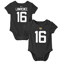 Newborn & Infant Nike Trevor Lawrence Charcoal Jacksonville Jaguars Player Name Number Bodysuit